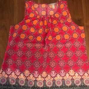 Vibrant pink sleeveless